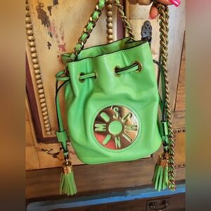 MOSCHINO crossbody bag green